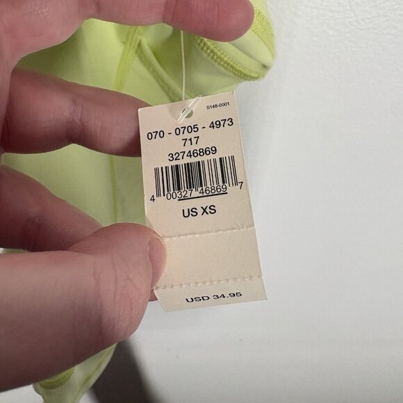 Aerie Women XS Yellow Smooth Medium Support Pockets Mesh Hi-Rise Bike Short NWT - Picture 9 of 10